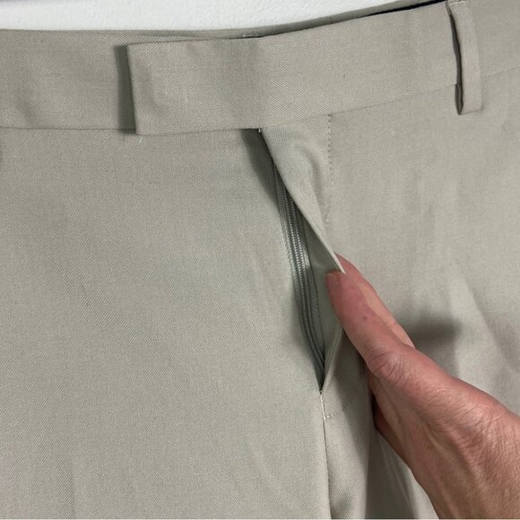 NEW Soul of London Suit Pants Size 35R Simons Formalwear Dress Pants Beige Tan - Picture 6 of 12